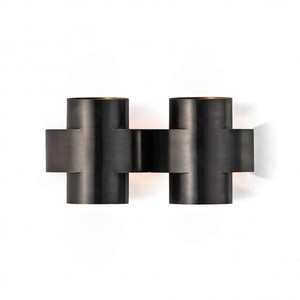 Lámpara de Pared Minimalista de Acero Inoxidable con Pantalla Cilíndrica de 15cm, LED Blanco Cálido E27, Control por Interruptor, Iluminación Interior - Product Image 4