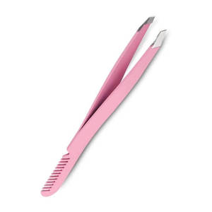 Pinzas Profesionales Premium para Cejas, Inclinadas, de Acero Inoxidable, Reutilizables y Duraderas - Product Image 2
