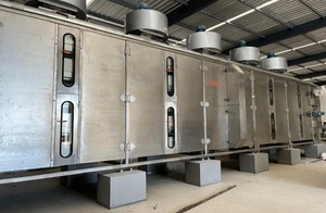 Séchoir industriel à légumes en acier inoxydable avec chauffage au gaz/électrique, grande capacité, machine de séchage motorisée 415V - Product Image 1