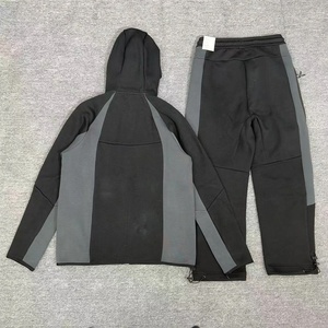 Casual Long Sleeve Fleece <b>Jogging</b> <b>Suit</b> Elastic Waist 2-Piece Outfit Jackets and Pants Quick Dry Polyester/Cotton <b>Jogging</b> <b>Suit</b> - Product Image 2