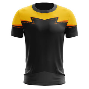 T-shirts unis pour hommes de haute qualité en gros, T-shirts vierges personnalisables par sublimation pour l'été - Product Image 1