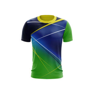 T-shirt pour homme en coton 100% à manches courtes, design personnalisé par sublimation, tissu satiné, style streetwear, fabriqué en usine au Pakistan - Product Image 1