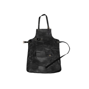 Heavy <b>Leather</b> Welding <b>Apron</b> For Fabrication And Grinding Work Environments - Product Image 5