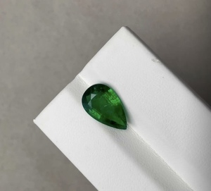 Best Grade Natural Pear Shaped Green Emerald Premium Gemstone for Fine Jewelry Making Use - Product Image 2
