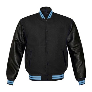 Wholesale Designer Leather Versity Jacket Plus Size <b>Men's</b> Leather Versity Jackets Lightweight Leather Versity Jacket For <b>Man</b> - Product Image 5