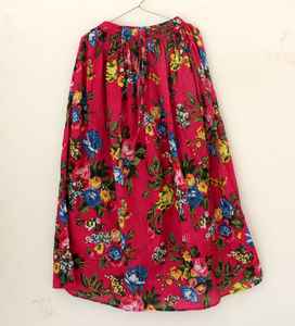 Falda Maxi de Algodón para Mujer, Estampado Paisley, Estilo Vintage Informal, Tipo Tenis, Transpirable, Cómoda, con Cordón Ajustable, para Verano - Product Image 2