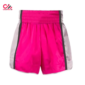 Hot Sale Men's Casual MMA Boxing Shorts Elastic Waist Knitted Custom Design Breathable Martial Arts Muay Thai Shorts - Product Image 2