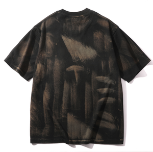 T-shirts en coton oversize unisexes personnalisables pour commande en gros – Style urbain, festival, design minimaliste peint à la main, plusieurs modèles - Product Image 5