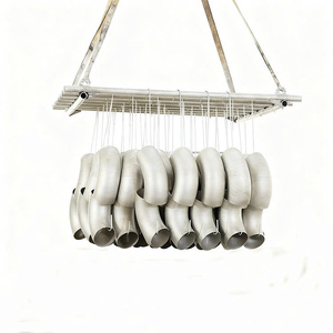 Codo de radio largo de 90 grados sin costura, soldado a tope, de acero inoxidable ASME B16.9 A SA403 304 316 para construcción, protección contra incendios y HVAC - Product Image 5