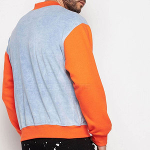 Comfortable Custom Made Design Letterman <b>Jacket</b> for <b>Men</b> Stand Collar Front <b>Long</b> Sleeves Breathable Winter <b>Jacket</b> for Online Sale - Product Image 2