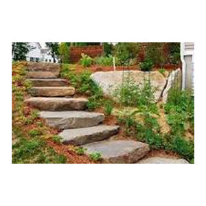 Marches en grès naturel rustique, pierres durables pour les allées de jardin, les patios, les chemins et les escaliers - Product Image 1