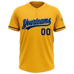 Maillot de baseball personnalisable populaire, pull-over avec logo personnalisé, séchage rapide, respirant - Product Image 2