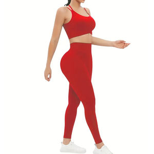 Ensemble de yoga respirant de haute qualité pour femmes, style tendance, pour sublimation, faible MOQ, direct usine - Product Image 1