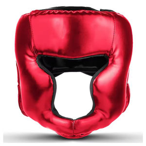 Protector de Cabeza de Cuero para MMA y Kick Boxing, Más Vendido, Duradero, Transpirable y Ajustable, Equipo de Entrenamiento Unisex - Product Image 1
