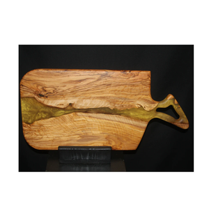 Tabla de cortar de resina epoxi y madera de lujo para cortar frutas, verduras y carne, tabla de cortar artesanal tipo río para utensilios de cocina - Product Image 2