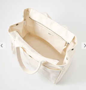 Bolsa de mano plegable con asas resistentes, bolsa de transporte multiusos para la escuela, viajes, compras, uso diario, diseño ligero - Product Image 1