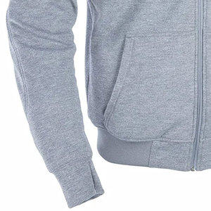 Sweat-shirt à capuche oversize pour homme, gris uni, en molleton, décontracté, coupe classique, avec poche, pour l'automne - Product Image 3