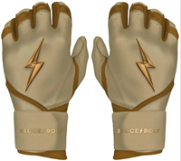 Gants de frappe de baseball pour adultes, antidérapants, en cuir souple, fermeture auto-agrippante, écologiques, durables, respirants, légers, ambidextres