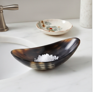 Cuenco de cuerno artesanal, vajilla decorativa rústica natural, pieza elegante, perfecta para comedor, cocina, hogar y regalos. - Product Image 4