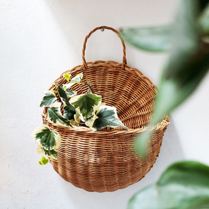 Prêt à expédier des pots de plantes d'intérieur en imitation rotin écologiques suspendus au mur pot de balcon fabriqué au Vietnam pour l'application de jardin - Product Image 4