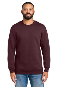 Sudadera de Cuello Redondo para Hombre, 100% Algodón, Color Sólido, Corte Regular, Informal, Tejido de Punto para Otoño - Product Image 1