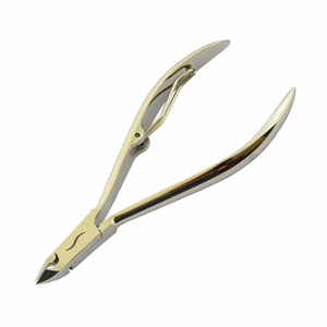 Coupe-cuticules en acier inoxydable, coupe-ongles à lame courbée, pointe acérée, outil de manucure professionnel pour les doigts et les orteils - Product Image 1