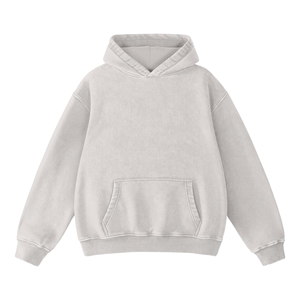 Sudadera con capucha extragrande para hombre con lavado ácido, hombros caídos, estilo casual y bolsillo canguro - Product Image 4