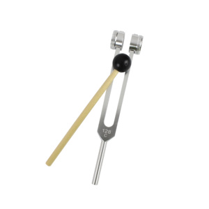 Diapasons de diagnostic nerveux médical de haute qualité, instruments de sonothérapie 128HZ 256HZ, diapasons ORL en alliage d'aluminium noir et argenté - Product Image 3