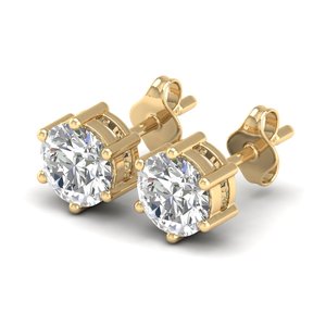 REYES Classic 925 Sterling Silver GRA Certified Moissanite <b>Stud</b> <b>Earrings</b> For Her Luxury Women Designer Wedding Fine Jewelry - Product Image 3