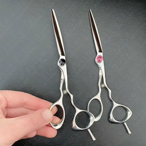 Professional Hairdressing Scissors Japanese Cobalt High Quality <b>Barber</b> Shears Stainless Steel Handle Sharp Salon <b>Blade</b> - Product Image 3