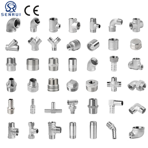 Conector de Tubería de Acero Inoxidable con Rosca Macho y Hembra NPT BSPP BSPT, Adaptador Reductor en T, Conector Hexagonal, Codo, 304 <span class=keywords><strong>316</strong></span> - Product Image 2