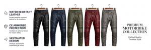 Pantalon de moto imperméable pour homme, en Cordura, avec protections, pantalon de motard, pantalon cargo pour extérieur, course, motocross, tout-terrain - Product Image 4