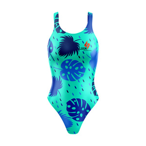Maillot de bain personnalisé pour femme, imprimé par sublimation, dos nu, en maille ajourée, extensible, en Spandex et Polyester, type body - Product Image 1