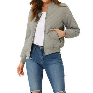 High Quality Breathable Knitted Women's College Bomber <b>Jacket</b> Custom <b>Size</b> OEM Service <b>Waterproof</b> Quick Dry Best Selling Sale - Product Image 1