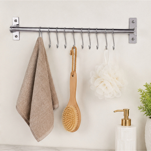 Support mural en acier inoxydable pour ustensiles de cuisine – Organisateur gain de place pour casseroles, poêles, louches et autres équipements de cuisine - Product Image 4