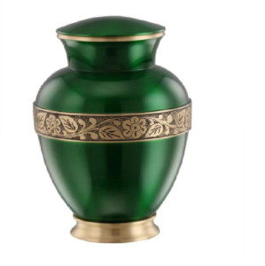 โกศใส่เถ้ากระดูกสำหรับงานศพผู้ใหญ่ทำจากโลหะโกศสีทองสำหรับงานศพ - Product Image 5