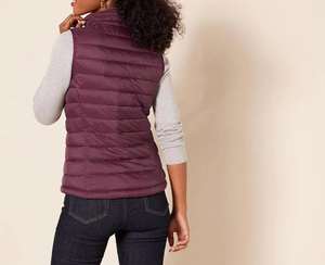 Doudoune matelassée marron chaude pour femme avec manches raglan et cordon de serrage à la taille - Product Image 5