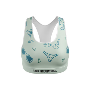 Latest 2026 Women's Racerback Sports <b>Bra</b> Custom Manufacturer Breathable <b>Stretch</b> Performance Wear Wholesale Supply Premium Wear - Product Image 1