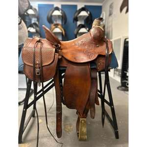 Silla de Montar Negra para Caballos, Accesorios para Jinete, Diseño Personalizado OEM, Último Modelo, Cuero de Búfalo, Silla Inglesa, Gran Venta - Product Image 3