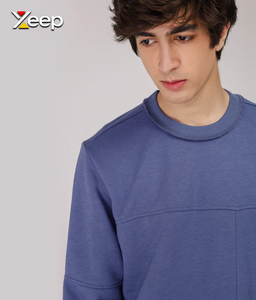 XEEP Jersey Personalizado de Manga Larga para Hombre, de Poliéster/Algodón, con Cierre Frontal y Logotipo Bordado, Tejido de Punto, 180 Gramos - Product Image 5