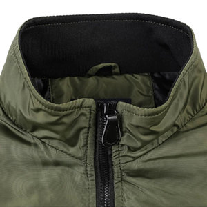 Blouson d'hiver classique pour homme, matériau léger et durable, fermeture éclair sur le devant, réversible, vêtement d'extérieur élégant, service OEM pour - Product Image 4