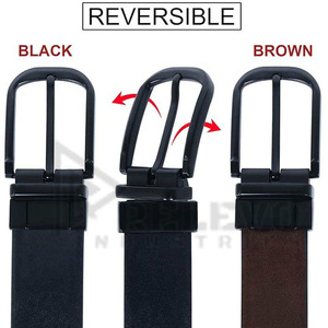Custom Made Steel Buckle Casual Leather Belts Factory Direct Sale Lightweight Eco-Friendly - Product Image 6