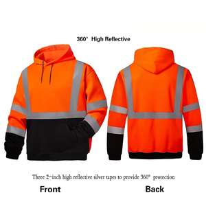 Sudadera de Trabajo de Seguridad Personalizada para Hombre, de Algodón/Poliéster, con Estampado Digital - Product Image 3