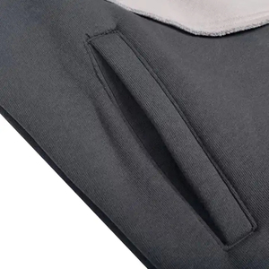 Sweat-shirt à capuche de haute qualité pour hommes, grande taille, en tissu mélangé, à manches longues, pour hommes, de haute qualité - Product Image 4