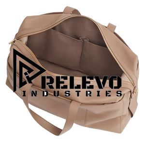 Bolsa de Viaje de Cuero de Moda, Impermeable, Duradera y de Alta Calidad, Bolsa de Fin de Semana para Cualquier Herramienta, OEM ODM - Product Image 1