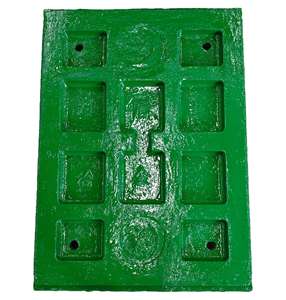 Высокомарганцевая стальная Щековая пластина для Добычи Руды, щековая дробилка, запасные части, литье, тип обработки для продажи - Product Image 4