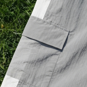 Shorts coupe-vent pour hommes, légers, imperméables, cargo, 100% nylon polyester, coupe-vent, unisexes - Product Image 5