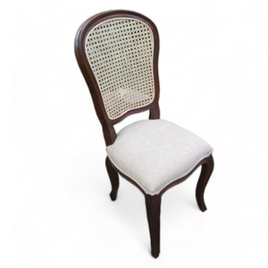 Chaise de salle à manger de style vintage classique avec structure en teck et matériaux durables pour l'ameublement de jardins et de restaurants - Product Image 2