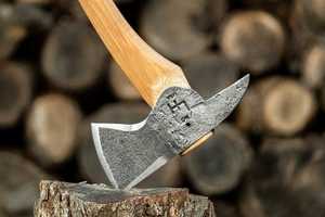 STEEL CRAFT INTERNATIONAL Hacha de bombero de acero de aleación forjada a mano, martillo y hacha, mango de madera de 19 pulgadas, grado DIY, ODM, 1 año de garantía - Product Image 3
