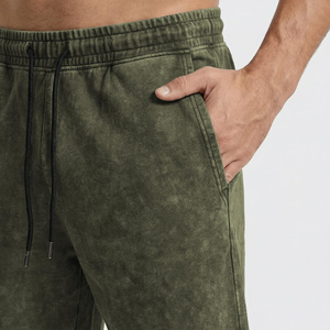 Training Use Breathable Comfortable Acidwash Short <b>Set</b> Men Hot Selling Custom Logo Printing Men's <b>Sets</b> Outdoor Wear Acidwash <b>Set</b> - Product Image 3